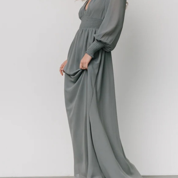 Baltic Born dusty blue maxi dress size large - Picture 3 of 3